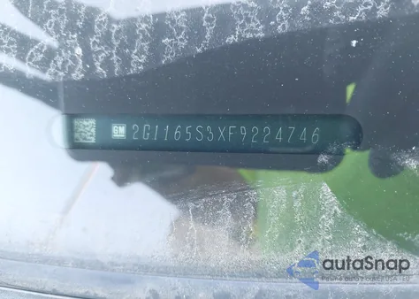 2015 Chevrolet Impala 2Lz z USA, uszkodzony, nr VIN 2G1165S3XF9224746